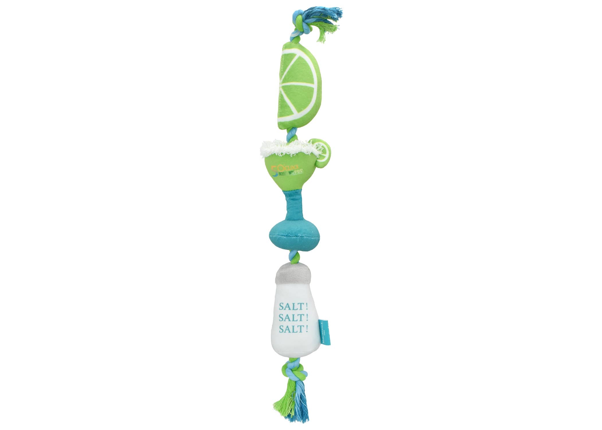 Multipet Margaritaville® Salt & Lime Rope Dog Toy 18"