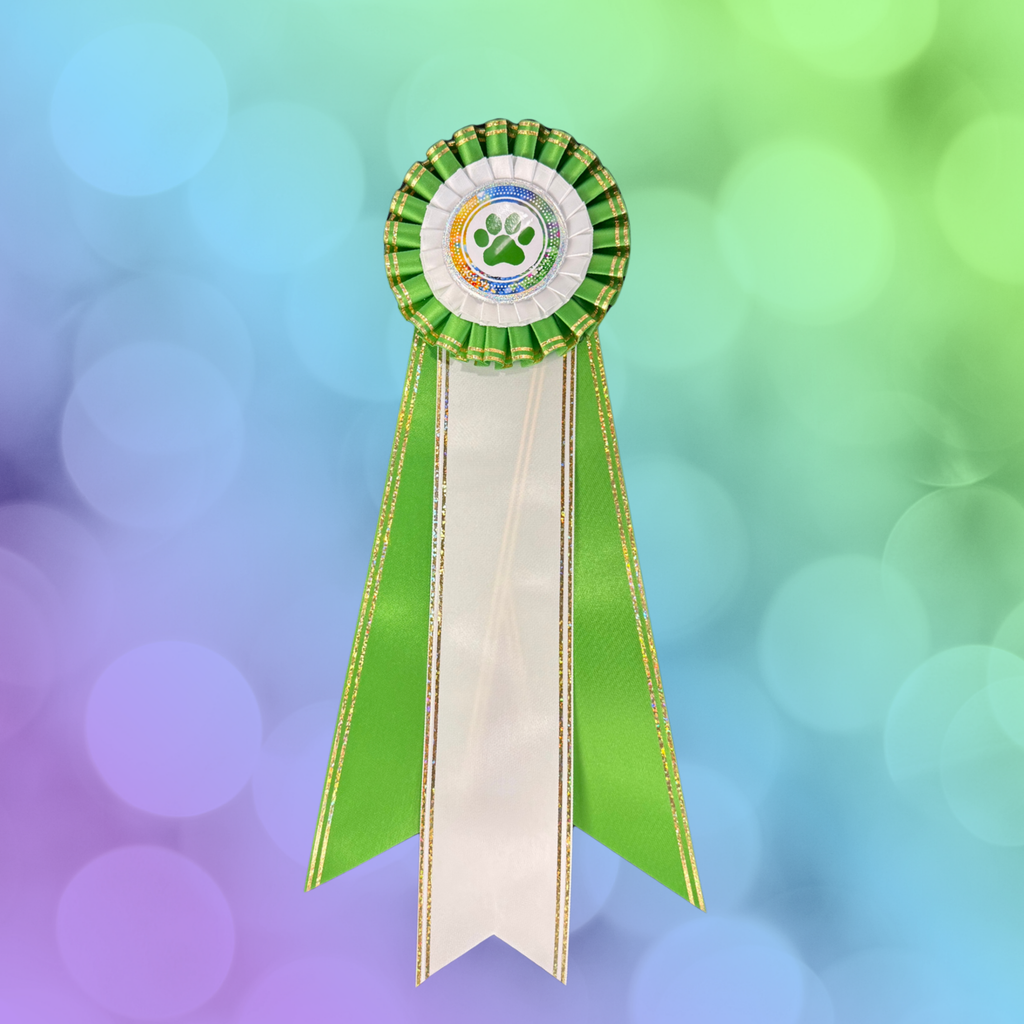 "Bling My Flat"- 4" Rosette Head with 3-12" streamers