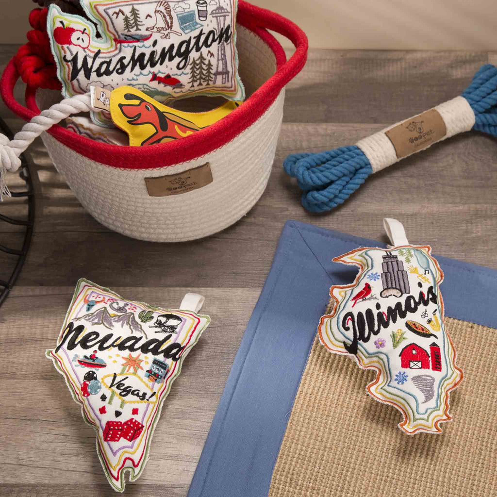 Wish You Were Here Dog Toy | Washington