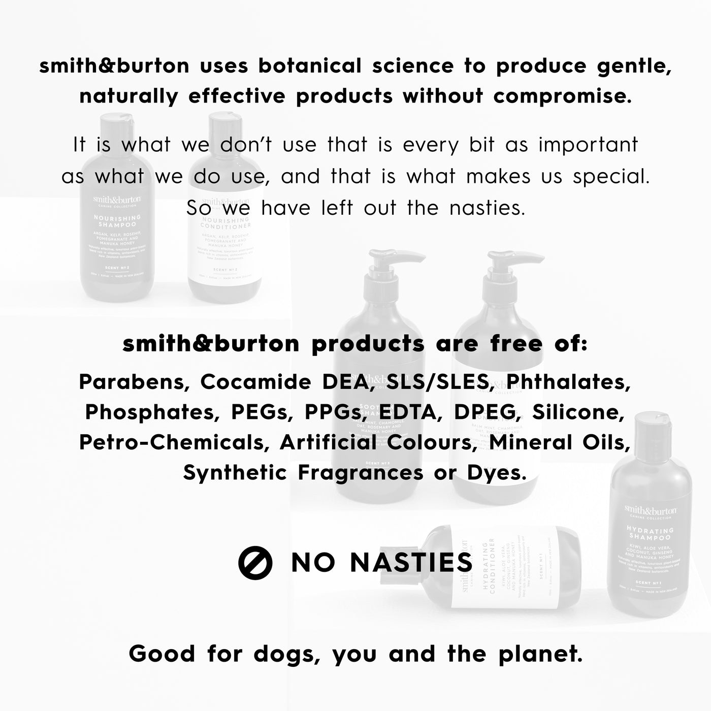 Waterless Foam Shampoo- Delicately Scented or Hypoallergenic